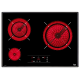 Encimera fondo reducido TEKA TR 5300. 40239050,VITROCERAMICA, 3 zonas, Negro